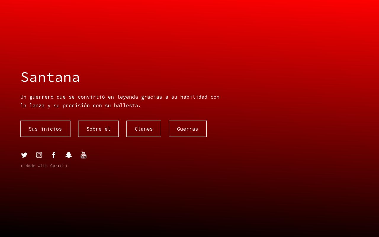 Carrd profile picture for @santana